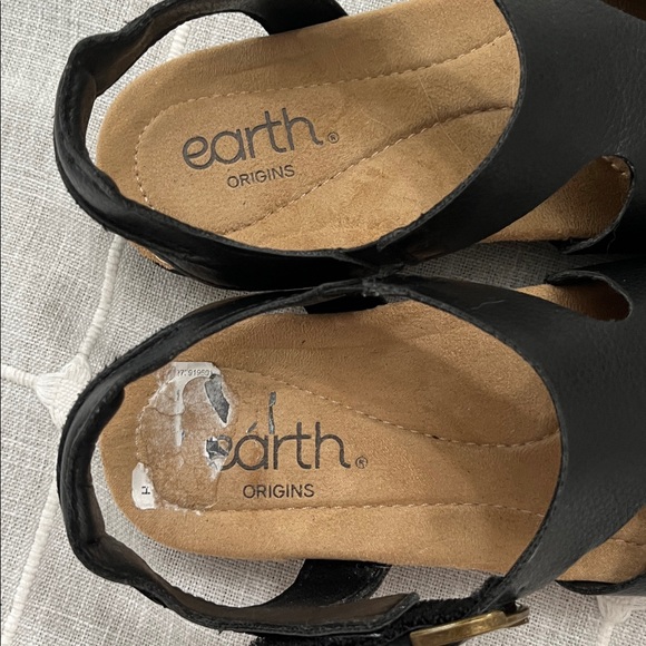EARTH ORIGINS Women's Black Sandals - Picture 4 of 6